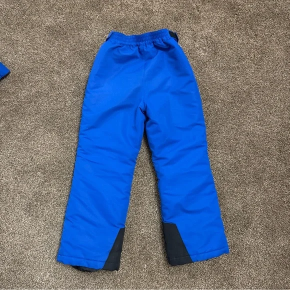 Kids Snowsuit Set Size 6-7 Ski Jacket & Pants Boys Swiss Tech Blue Grey - Picture 7 of 13